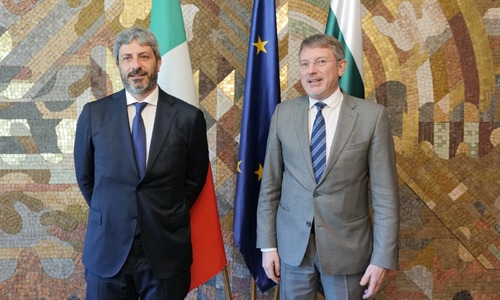 Заместник-министър Георгиев се срещна с председателя на Камарата на депутатите в Италианския парламент Роберто Фико